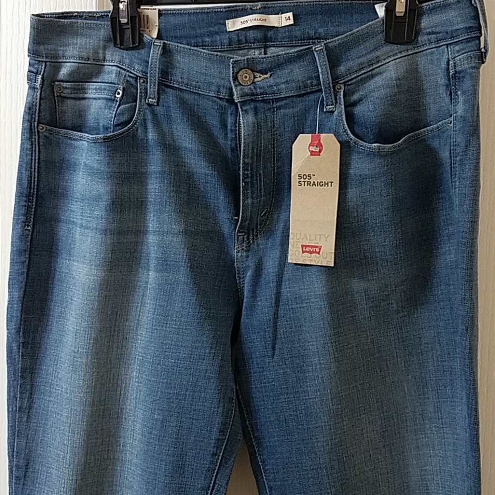 Levi's 505 Straight Jean 14 Long - 32×34 NWT